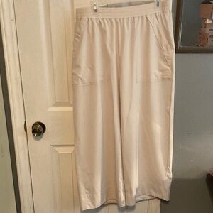 Old Navy Cream Wide Leg Pants Size L